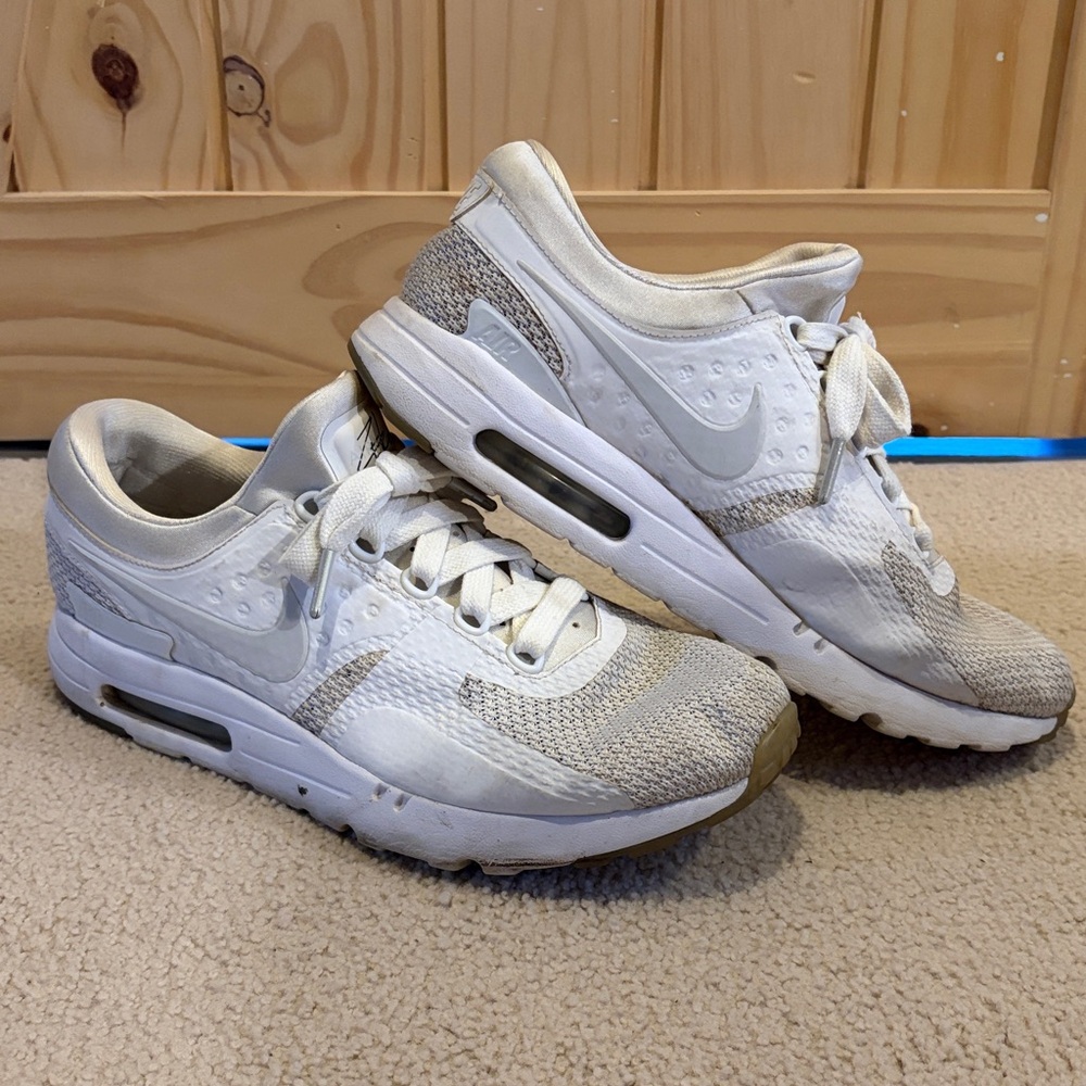 Nike Air Max Zero Triple White Shoes